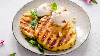 Grilled Pineapple with Brown Sugar Glaze