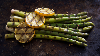 Grilled Asparagus with Lemon Zest