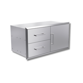 42-Inch Double Drawer-Door Combo