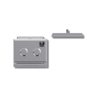 Double Side Burner w/ Protection Lid