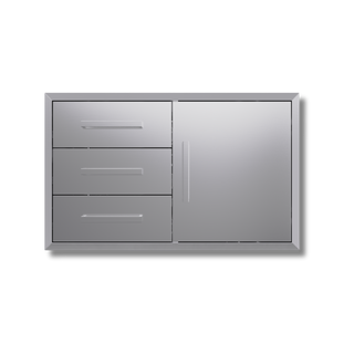 Triple Drawer- Door Combo